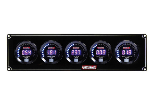 QUICKCAR RACING PRODUCTS Digital 5-Gauge Panel OP/WT/OT/FP/WP 