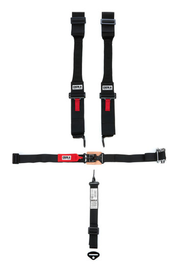 CROW SAFETY GEAR 5-Way L&L  W/Ratchet on left side lap belt.  Rig 