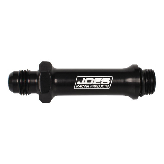 JOES RACING PRODUCTS Port Fitting -6an Extended Black 