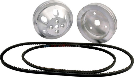 ALLSTAR PERFORMANCE 1:1 Pulley Kit Block Mount PS 