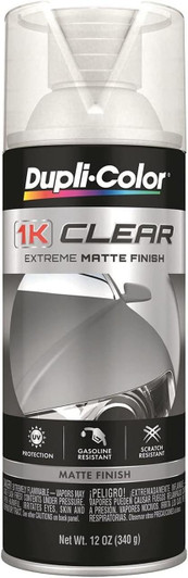 DUPLI-COLOR/KRYLON 1K Extreme Clear Coat Matte Finish 12oz Can 