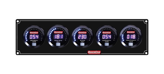 QUICKCAR RACING PRODUCTS Digital 5 Gauge Panel OP/WT/OT/FP100/WP 