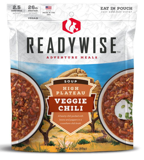  ReadyWise RW05001 Chili Mac w/Beef  2.5 Servings In A Resealable Pouch, 6 Per Case 