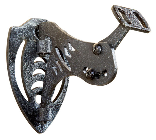  Skullhooker SKHBBASSYBLK Bone Bracket  Small/Mid-Size Game Black Steel 