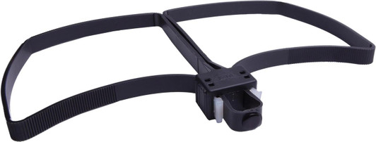  Uzi Accessories UZIFLXCB Flex Cuff  Black Polymer Adjustable 