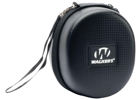 Walkers Game Ear Walker's GWPREMSC Muff Protective Case  Black EVA Includes Detachable Nylon Lanyard 