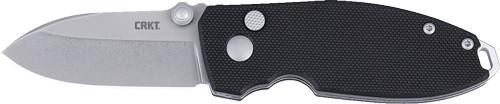 Columbia River Knife & Tool Crkt Squid Button Lock 2.27" Blk/slv 