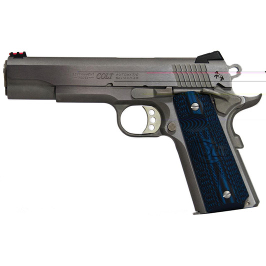 Colt's Manufacturing Colt Govt Ecs .45 ACP 5" 8-Round Stainless 1911 Pistol 