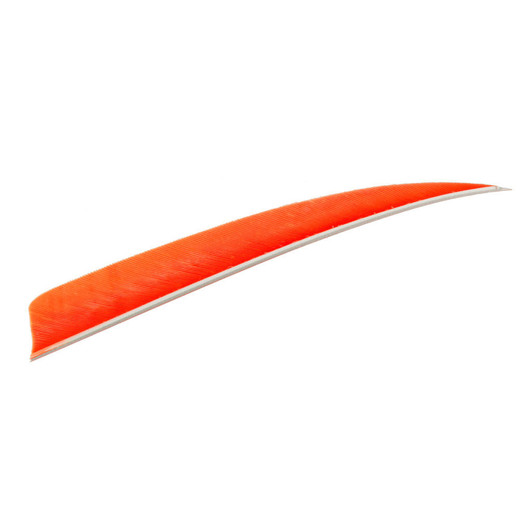 Trueflight Shield Cut Feathers Orange 5 In Lw 100 Pk