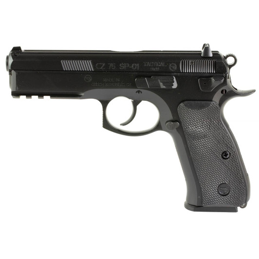 CZ Cz 75 Sp-01 Tac 9mm 4.6" Blk 10rd Fo 
