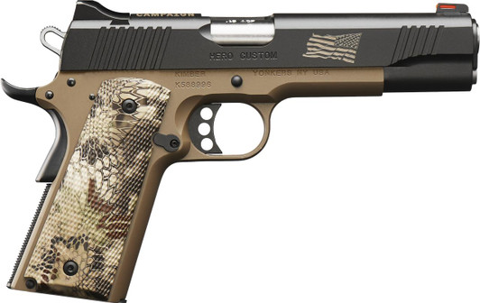  Kimber Hero Custom Ii 5" 8-Round Stainless 1911 Pistol 