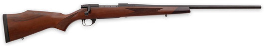  Weatherby VDT300NR4T Vanguard Sporter Full Size 300 Win Mag 3+1 24"  Bead Blasted Blued #2 Threaded Barrel, Matte Blued Drilled & Tapped Steel Receiver, Grade A Turkish Walnut Monte Carlo  Stock 