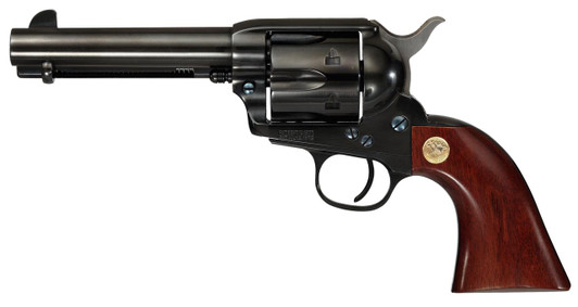  Cimarron MP400B1402 Pistoleer  357 Mag 6 Shot, 4.75" Blued Rifled Steel Barrel, Cylinder, Backstrap & Frame, Walnut Grip 