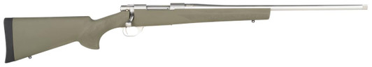 HOWA Howa HGR72513 M1500 Hogue Full Size 6.5 Creedmoor 5+1 22" Stainless Steel Threaded Barrel, Drilled & Tapped Stainless Steel Receiver, Hogue OverMolded OD Green Synthetic Stock, Right Hand 