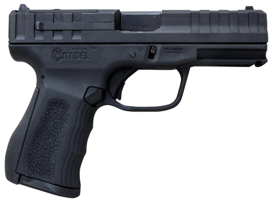  Citadel CITCP9BLK Centurion CP9 Compact 9mm Luger 14+1 4" Black Steel Barrel, Optic Ready/Serrated Slide, Polymer Frame & Grip 
