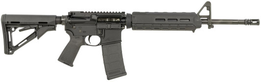  Aero Precision APCR640435 AR15  5.56x45mm NATO 30+1 16" Mid-Length Barrel, Black, Magpul Furniture, Drop-In Handguard, CTR Stock, MOE Grip, A2 Front Sight 