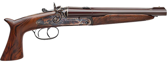  Davide Pedersoli 020S642410 Howdah Vintage 45 Colt (LC)/.410 gauge 2rd 10.25" Octagon Barrel, Color Case Hardened Frame, Walnut Furniture, Double Trigger with Side-Lock Exposed Hammers 