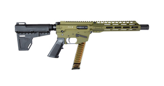 Freedom Ordnance FREEDOM ORDNANCE FX9P10-ODG FX9P  9mm Luger 31+1 10" OD Green 