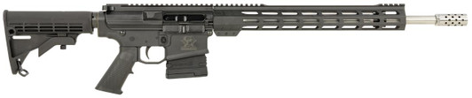 GREAT LAKES FIREARMS Great Lakes Firearms GL10308SSBLK AR-10  308 Win 20+1 18" Stainless, Black Rec, M-Lok Handgaurd, Carbine Stock, A2 Grip, Muzzle Brake 