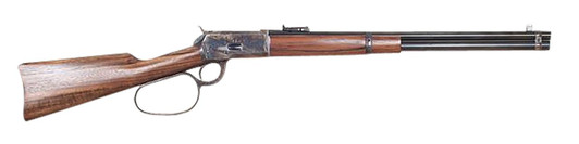  Cimarron AS067 1892 Cogburn Carbine 45 Colt (Long Colt) 10+1 20" Blued Round Barrel, Color Case Hardened Stainless Steel Receiver, Walnut Fixed Stock, Right Hand 