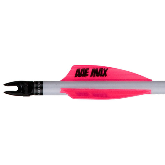 Aae Plastifletch Max Vanes Hot Pink 2 In Shield 100 Pk