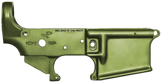  Battle Arms Development WH556-LR-ODG Workhorse Lower Receiver OD Green Anodized for AR15/M16/M4 