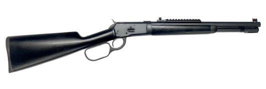 Taylors and Company Taylors & Company 220094 1892 Alaskan Take-Down 357 Mag Caliber with 7+1 Capacity, 16" Barrel, Blued Metal Finish & SoftTouch Black Synthetic Stock Right Hand (Full Size) 