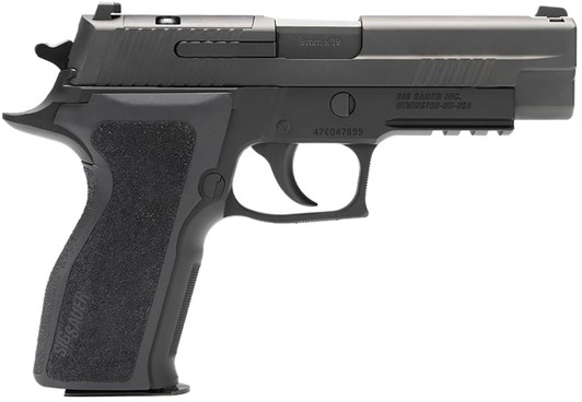 SIG SAUER Sig Sauer E26R9BSER2 P226  Full Size Frame 9mm Luger 15+1 4.40" Black Nitron Stainless Steel Slide Hardcoat Anodized Black E2 Grip 