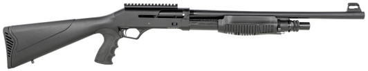 SDS IMPORTS LLC SDS Imports DSF12 Duo-Sys Force  12 Gauge Pump/Semi-Auto Hybrid 3" 5+1 19" Barrel, Black Steel Receiver, Synthetic Fixed Stock w/Pistol Grip Includes 3 Chokes 