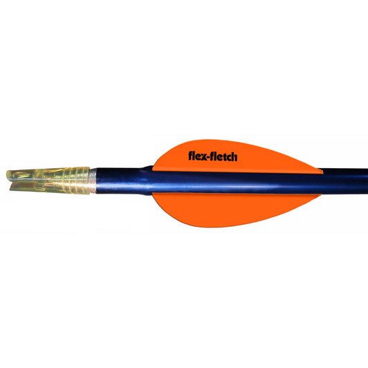Flex Fletch Ffp Vanes Neon Orange 2 In 100 Pk