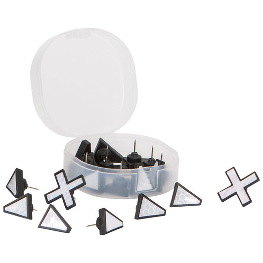  Allen X Marks The Spot Trail Tacks White 20 Pk. 