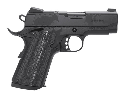 EAA Girsan 391151 MC1911 SC Influencer Sub-Compact 45 ACP 6+1 3.40" Black Steel Barrel, Black Camo Optic Ready/Serrated Steel Slide & Frame w/Picatinny Rail & Beavertail, Black Polymer Grip 