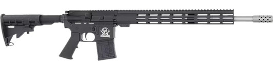GREAT LAKES FIREARMS Great Lakes Firearms  AR-15  450 Bushmaster 5+1 18" Stainless Barrel, Black Rec, A2 Grip, Carbine Stock, Compensator 