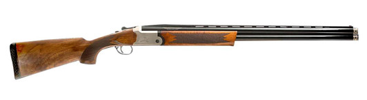 GFORCE ARMS Gforce Arms GF5B1228 Filthy Pheasant  12 Gauge Break Open 3" 2rd 28" Over/Under Vent Rib Barrel, Engraved Nickel-Plated Receiver, Fixed Turkish Walnut Stock 