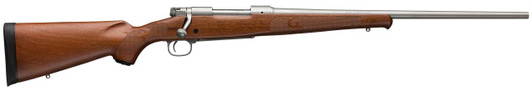 Winchester Guns Winchester Repeating Arms 535234264 70 Featherweight 270 WSM 3+1 24" Matte Stainless/ Free-Floating Barrel, Matte Stainless/ Stainless Steel Receiver, Satin Walnut/ Wood Stock, Right Hand 