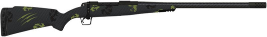 FIERCE FIREARMS Fierce Firearms ROG300PRC24BF Carbon Rogue  Full Size 300 PRC 3+1 24" Carbon Fiber Hand Lapped/Match Grade Threaded Barrel, Black Cerakote Steel Receiver, Forest Camo Fierce Rogue Carbon Fiber Stock 