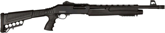 Breda/Dickinson Dickinson LLC XX3D XX3D Commando 12 Gauge Pump 3" 5+1 18.50" Black Vent Rib Barrel, Picatinny Rail Receiver, Black Fixed w/Pistol Grip & Shell Carrier Synthetic Stock, Polymer Grip 