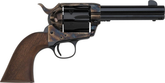 PIETTA (EMF COMPANY INC) Pietta HF357CHS434NM 1873 Great Western II Californian 357 Mag 6rd 4.75" Blued Steel Barrel & Cylinder, Color Case Hardened Steel Frame, Walnut Grip, Exposed Hammer 