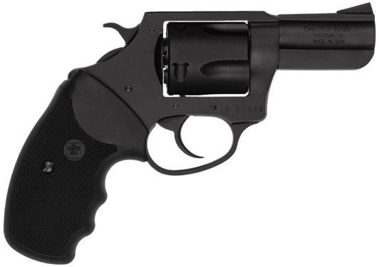 Charter Arms 14420 Bulldog  Large Frame 44 S&W Spl 5 Shot 2.50" Black Stainless Steel Barrel, Cylinder & Frame, Black Finger Grooved Rubber Grip, Exposed Hammer 