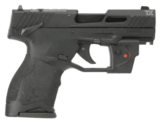  Taurus 1TX22131VL10 TX22C w/Optic Compact Frame 22 LR 10+1 SAO 3.60" Matte Black Steel Threaded Barrel, Black Anodized Optic Ready/Serrated Slide, Black Polymer Frame w/Picatinny Rail, Viridian Laser 