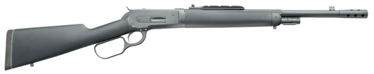 Taylors and Company Taylors & Company 220091 1886 Ridge Runner Take Down 45-70 Gov Caliber with 4+1 Capacity, 18.50" Barrel, Blued Metal Finish & SoftTouch Black Synthetic Stock Right Hand (Full Size) 
