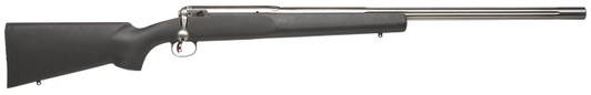  Savage Arms 18671 12 LRPV Full Size 6mm BR 1rd 26" Matte Heavy Fluted Barrel, Matte Stainless Steel Receiver w/Picatinny Rail, Matte Black HS Precision w/V-Block Synthetic Stock, Right Hand 