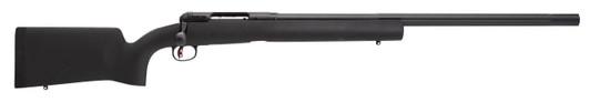  Savage Arms 19136 12 Long Range Precision 243 Win Caliber with 4+1 Capacity, 26" Barrel, Matte Black Metal Finish & Matte Black Fixed HS Precision with V-Block Stock Right Hand (Full Size) 