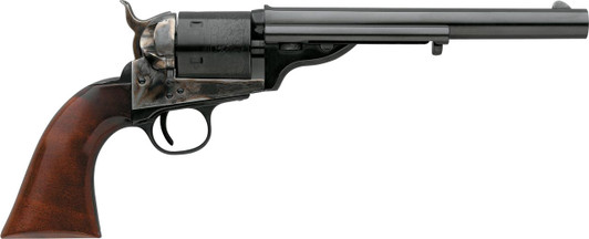 Taylors and Company Taylors & Company 550718 1860 Open-Top 45 Colt (LC) Caliber with 7.50" Blued Finish Barrel, 6rd Capacity Blued Finish Cylinder, Color Case Hardened Finish Steel Frame & Walnut Army Size Grip 