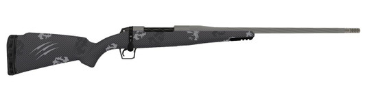 FIERCE FIREARMS Fierce Firearms TWROG308WIN18GP Twisted Rogue 308 Win 18" Tungsten Cerakote Steel Threaded Barrel, Drilled & Tapped Steel Receiver, LR Negative Comb Phantom Camo Carbon Fiber Stock 
