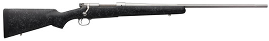  Winchester Guns 535242299 Model 70 Extreme Weather 6.8 Western Caliber with 3+1 Capacity, 24" Barrel, Matte Stainless Metal Finish & Gray Webbed Black Fixed Bell & Carlson Stock Right Hand (Full Size) 