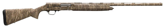  Browning 0118282005 A5  12 Gauge 26" Barrel 3.5" 4+1, Full Coverage Mossy Oak Bottomland, Textured Synthetic Stock With Closed Radius Pistol Grip 