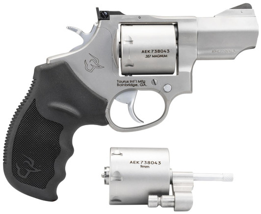  Taurus 2-692029 692  Medium Frame 357 Mag/38 Special +P/9mm 7rd 2.50" Matte Stainless Cylinder/Frame/Barrel Transfer Bar Safety 