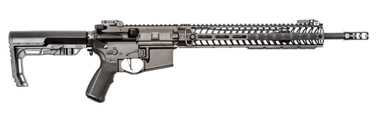  Spikes PHUR5435M3R Pipe Hitter  223 Rem,5.56x45mm NATO 16" No Magazine Black Hard Coat Anodized 6 Position MFT BMS Minimalist Stock 