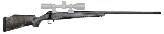 FIERCE FIREARMS Fierce Firearms FCRG7MMRM24TP Carbon Rage  Full Size 7mm Rem Mag 3+1 24" Black C3 Carbon Fiber Barrel, Tungsten Gray Cerakote Titanium Receiver, Phantom Camo Fixed Fierce Tech C3 Stock, Right Hand 